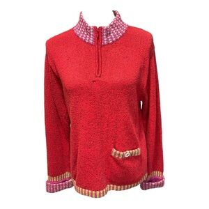 Vintage Orvis Fair Isle Pattern Sweater Ladies Size M